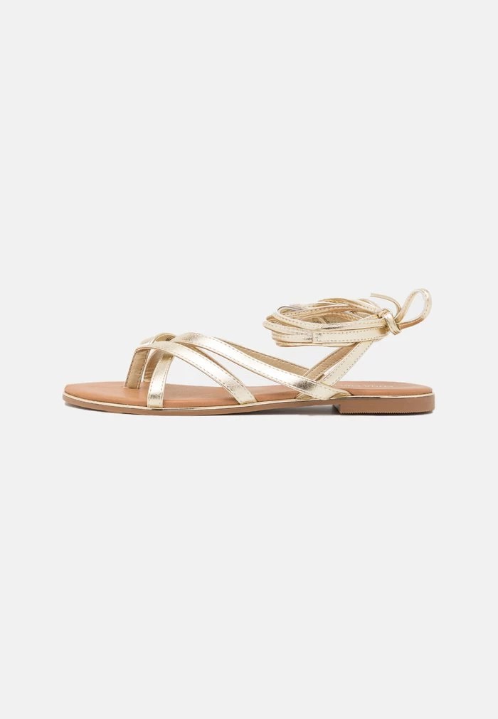 Sandale ANNA FIELD Anna Field T-bar Sandals Doré Femme | CPS-8886108